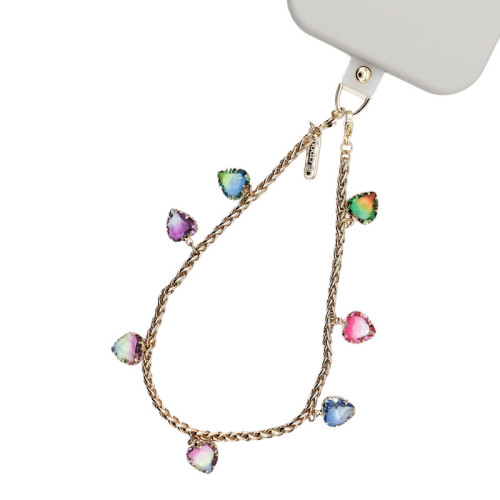 Smycz zawieszka do telefonu Crong Phone Charm (Rainbow Hearts)