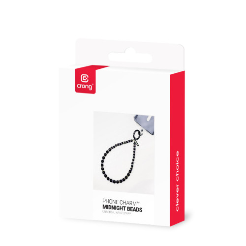 Smycz zawieszka do telefonu Crong Phone Charm (Midnight Beads)