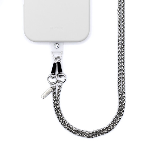 Smycz zawieszka do telefonu Crong Phone Crossbody (Silver Link)