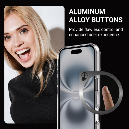 Etui Crong Clear MAG Pro do Apple iPhone 16 MagSafe (przezroczysty)