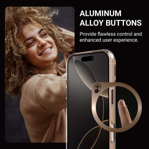 Crong Clear MAG Pro Case for Apple iPhone 16 Pro MagSafe (desert)