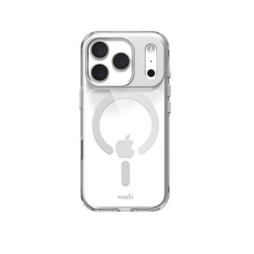Moshi iGlaze MagSafe case for Apple iPhone 17 Pro (Luna Silver)