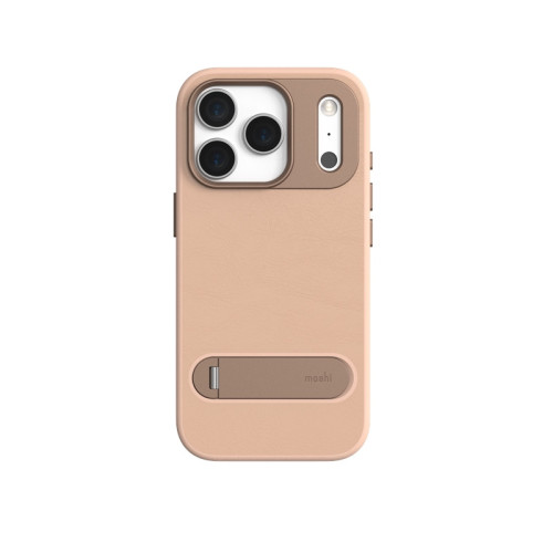 Moshi Kameleon MagSafe case for Apple iPhone 17 Pro with stand function (Milktea Brown)