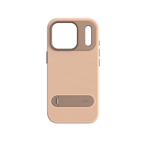 Moshi Kameleon MagSafe case for Apple iPhone 17 Pro with stand function (Milktea Brown)