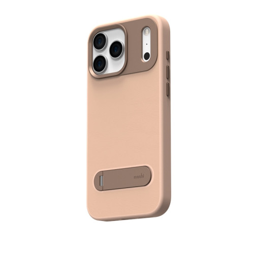 Moshi Kameleon MagSafe Hülle für Apple iPhone 17 Pro Max mit Standfunktion (Milktea Brown)