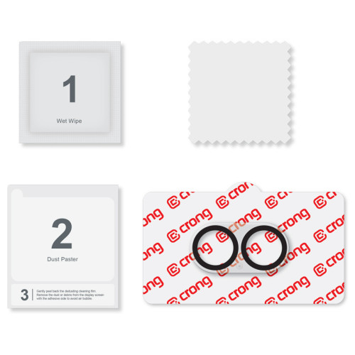 Glass for camera lens Crong Lens Shield for Apple iPhone 17