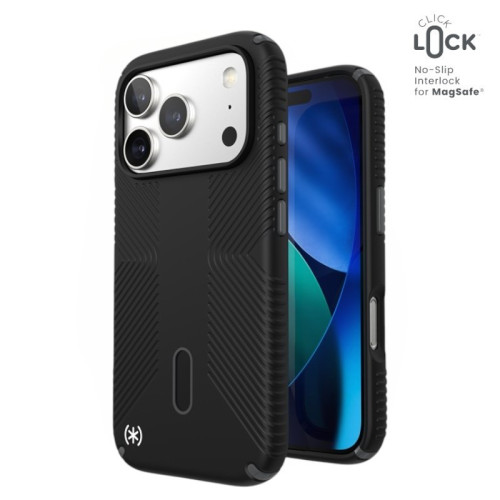 Etui Speck Presidio2 Grip ClickLock & MagSafe do Apple iPhone 17 Pro (Black / Slate Grey / White)