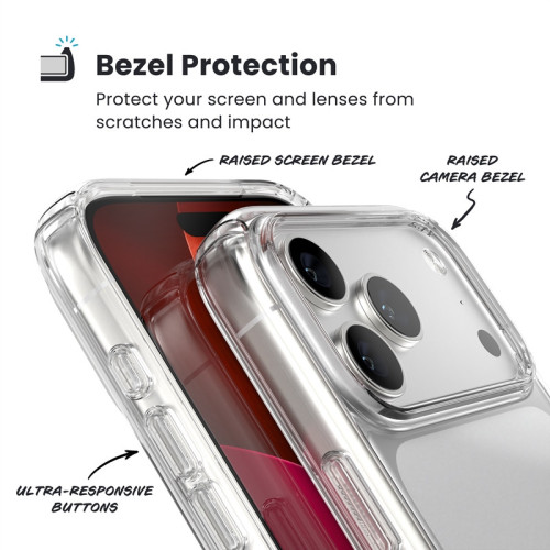 Etui Speck Presidio Perfect-Clear do Apple iPhone 17 Pro Max (Clear)