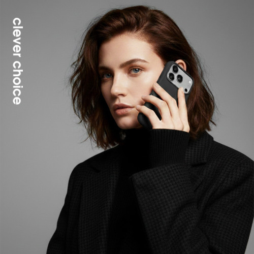 Crong Color Cover Magnetic Case for Apple iPhone 17 Pro (black)