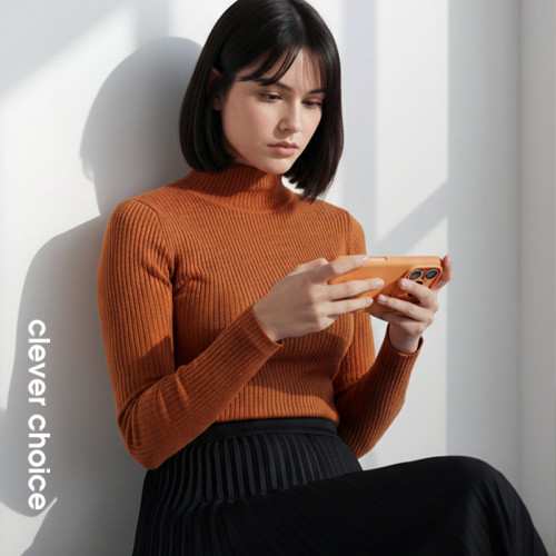 Crong Color Cover Magnetic Case for Apple iPhone 17 Pro (orange)