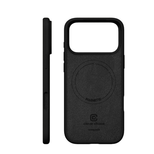 Crong Color Cover Magnetic MagSafe Hülle für Apple iPhone 17 Pro Max (schwarz)