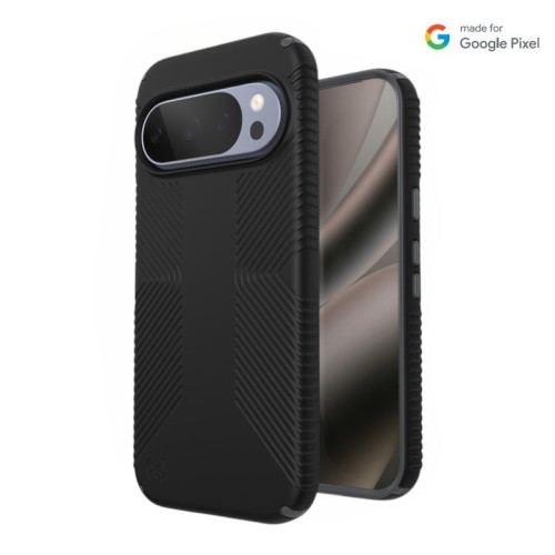 Speck Presidio2 Grip Magnet Case for Google Pixel 10 / 10 Pro (Black/Slate Grey)