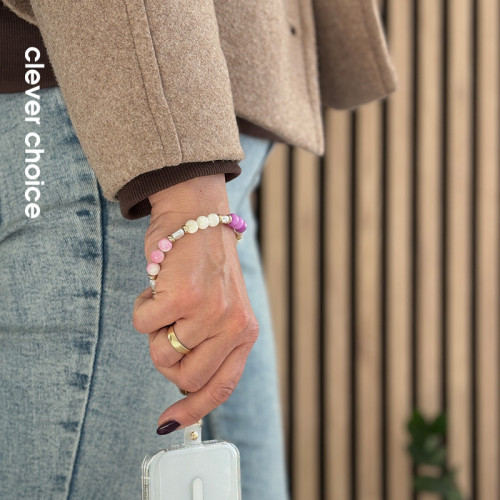 Smycz zawieszka do telefonu Crong Phone Charm (Pastel Beads)