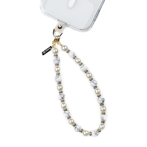 Culoare de telefon Crong Phone Charm (Margele Marmură)