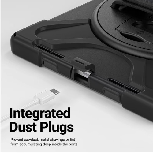 Etui Crong Defender Plus do Samsung Galaxy Tab S11 (czarny)