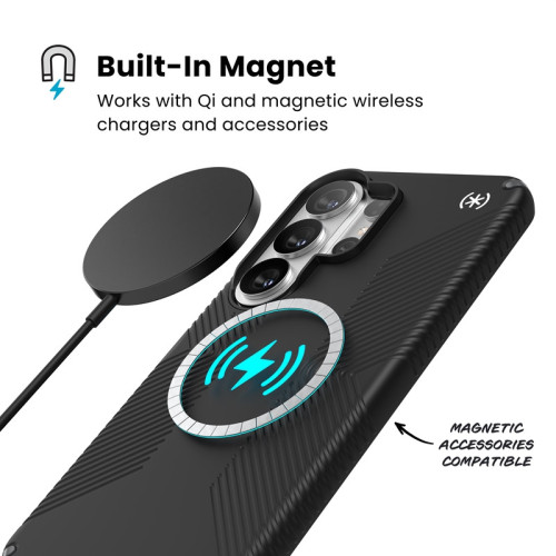 Etui Speck Presidio2 Grip Magnet do Samsung Galaxy S26 Ultra MagSafe (Black/Slate Grey/White)