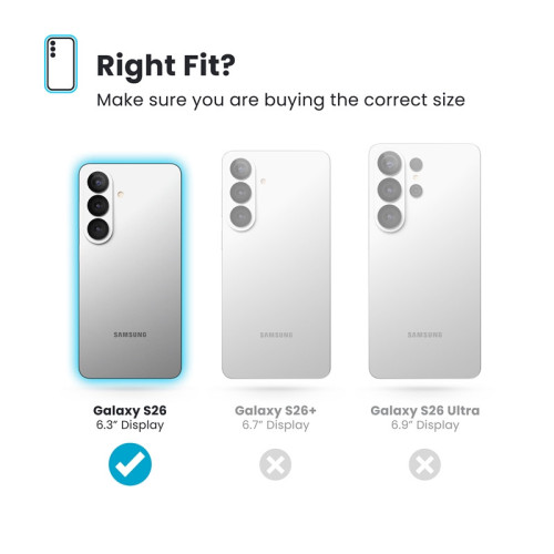 Etui Speck Presidio2 Grip Magnet do Samsung Galaxy S26 MagSafe (Black/Slate Grey/White)