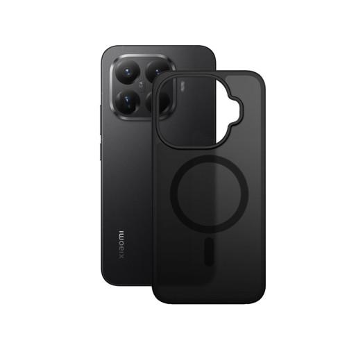 Etui Crong Hybrid Matte Magnetic MagSafe do Xiaomi 15T Pro (czarny)