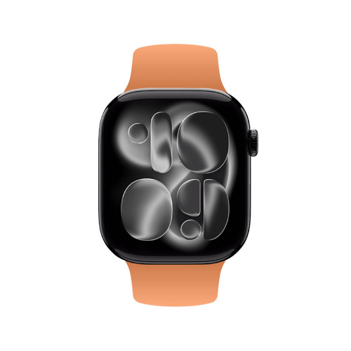 Crong Liquid Strap for Apple Watch 38/40/41/42 mm (orange)