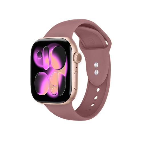 Crong Liquid Band for Apple Watch 38/40/41/42 mm (dirty pink)