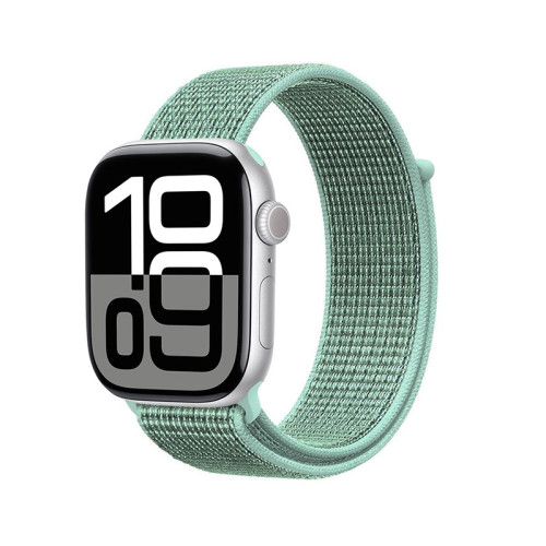 Crong Nylon Sports Band for Apple Watch 38/40/41/42 mm (Atlantic Green)