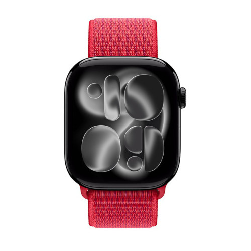 Crong Nylon Sports Strap for Apple Watch 38/40/41/42 mm (Red Fusion)