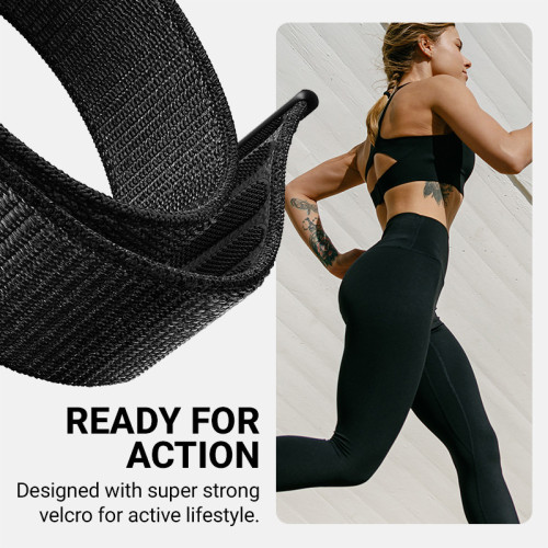 Crong Nylon Sports Band for Apple Watch 38/40/41/42 mm (Smokey Mauve)