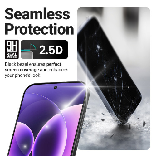 Szkło hartowane Crong 3D Armour Glass Lite do Google Pixel 10a