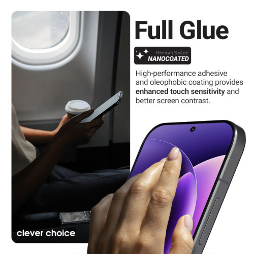 Szkło hartowane Crong 3D Armour Glass Lite do OnePlus 15