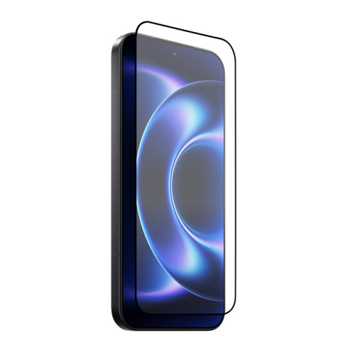 Crong 3D Armour Glass Lite tempered glass for Xiaomi 17 Ultra black frame