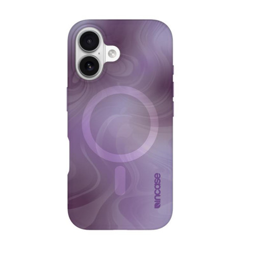 Etui Incase Halo Case MagSafe für Apple iPhone 16 (Oil Slick Lilac)