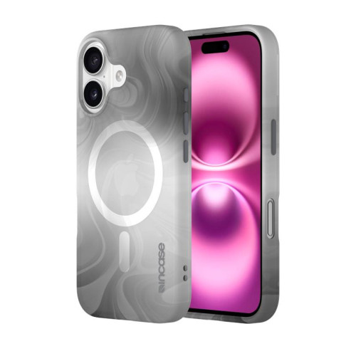 Etui Incase Halo Case MagSafe für Apple iPhone 16 (Oil Slick Smoke)