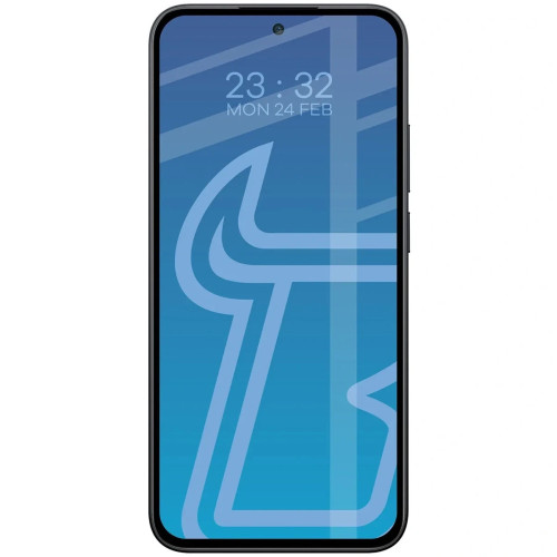 Etui + szkło hartowane Bizon Angelo Pack do Xiaomi Redmi Note 15 Pro 5G, przydymione z jasnoróżową ramką