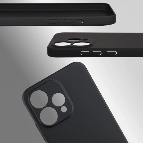 Bison Case Łupka for Oppo Reno 15, black