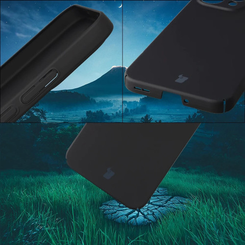 Bison Case Łupka for Oppo Reno 15, black