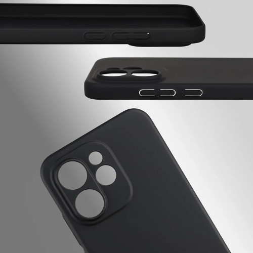 Etui Bizon Case Łupka do Oppo Reno 15 Pro, czarne