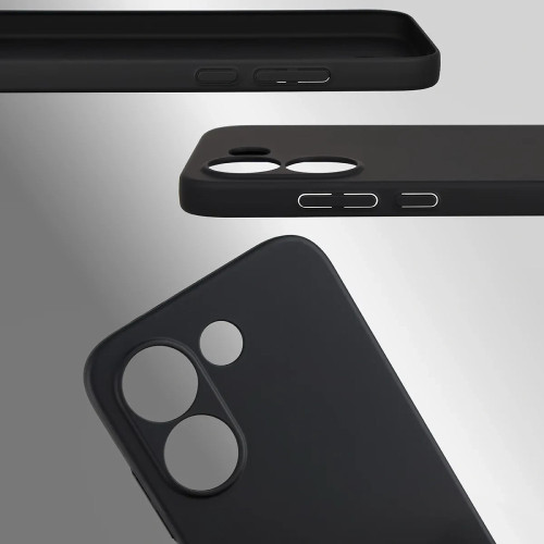 Etui Bizon Case Łupka do Xiaomi POCO X8 Pro, czarne