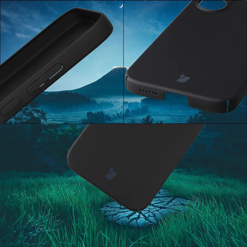 Etui Bizon Case Łupka do Xiaomi POCO X8 Pro, czarne
