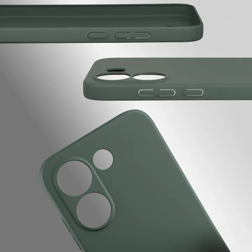 Etui Bizon Case Łupka do Xiaomi POCO X8 Pro, zielone