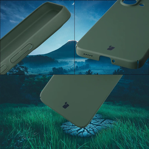Etui Bizon Case Łupka do Xiaomi POCO X8 Pro Max, zielone