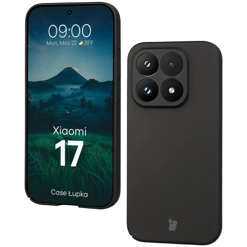 Etui Bizon Case Łupka do Xiaomi 17, czarne