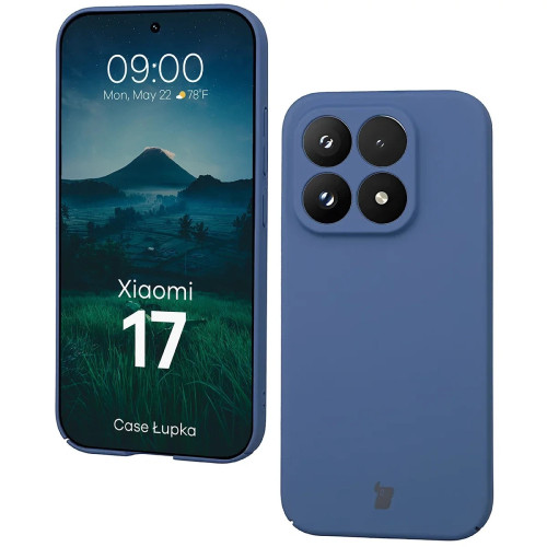Etui Bizon Case Łupka do Xiaomi 17, niebieskie