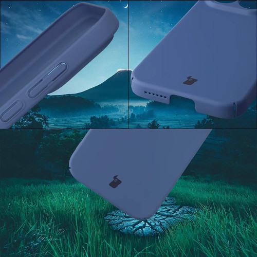 Etui Bizon Case Łupka do Xiaomi 17, niebieskie