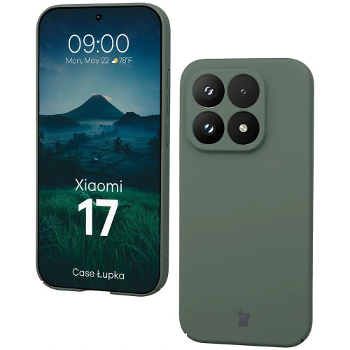 Etui Bizon Case Łupka do Xiaomi 17, zielone