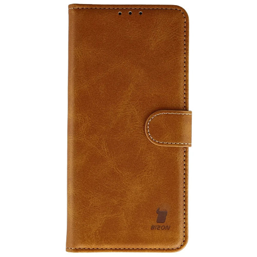 Etui z klapką Bizon Case Pocket do Realme 16 Pro Plus 5G, brązowe