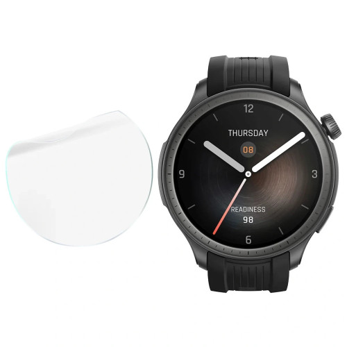 Folia ochronna na ekran zegarka Bizon Watch Film HydroFlex do Amazfit Balance, 3 sztuki