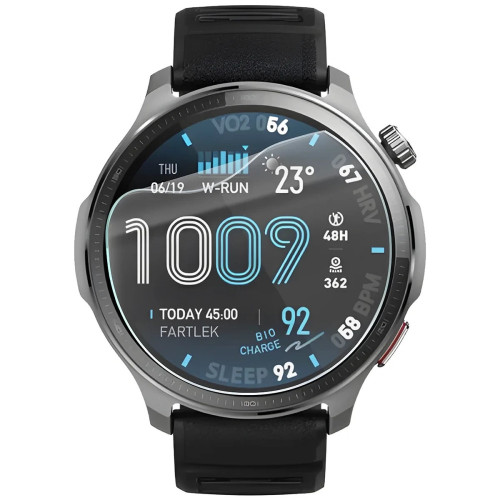 Folia ochronna na ekran zegarka Bizon Watch Film HydroFlex do Amazfit Balance 2, 3 sztuki