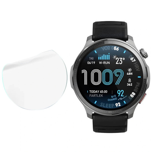 Folia ochronna na ekran zegarka Bizon Watch Film HydroFlex do Amazfit Balance 2, 3 sztuki