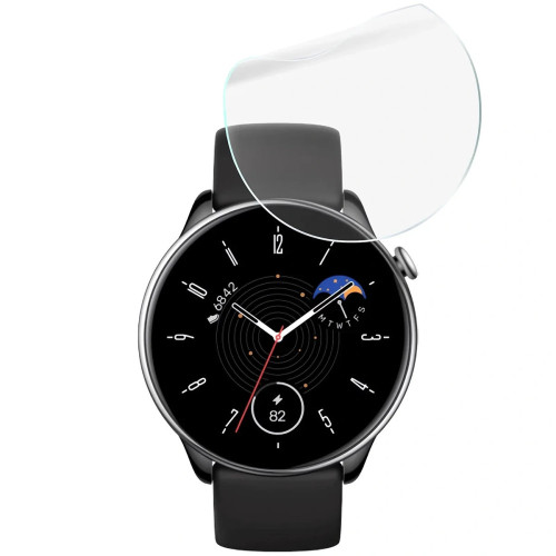 Folia ochronna na ekran zegarka Bizon Watch Film HydroFlex do Amazfit GTR Mini, 3 sztuki