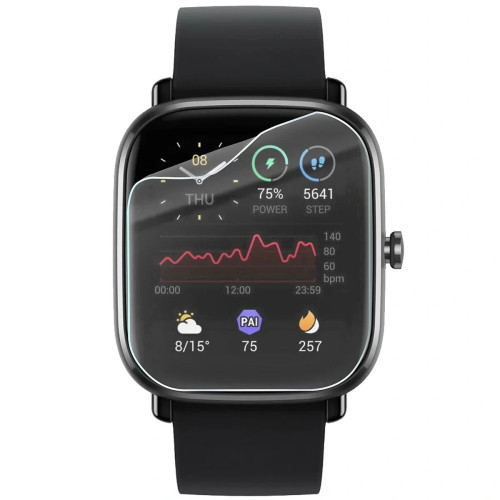 Folia ochronna na ekran zegarka Bizon Watch Film HydroFlex do Amazfit GTS 2 Mini, 3 sztuki